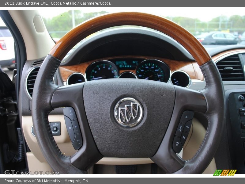 Cocoa Metallic / Cashmere/Cocoa 2011 Buick Enclave CXL