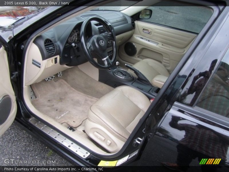 Black Onyx / Ivory 2005 Lexus IS 300