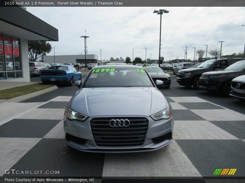 Florett Silver Metallic / Titanium Gray 2016 Audi A3 1.8 Premium