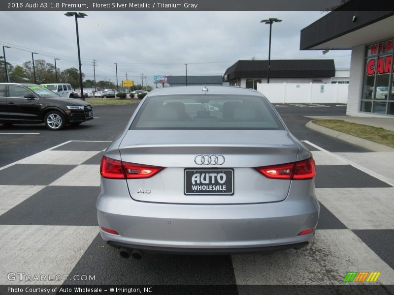 Florett Silver Metallic / Titanium Gray 2016 Audi A3 1.8 Premium