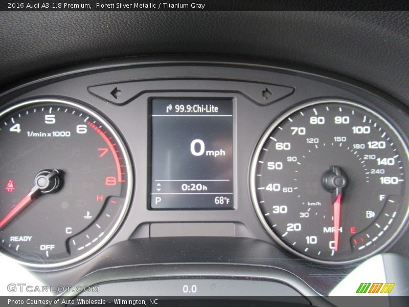 Florett Silver Metallic / Titanium Gray 2016 Audi A3 1.8 Premium