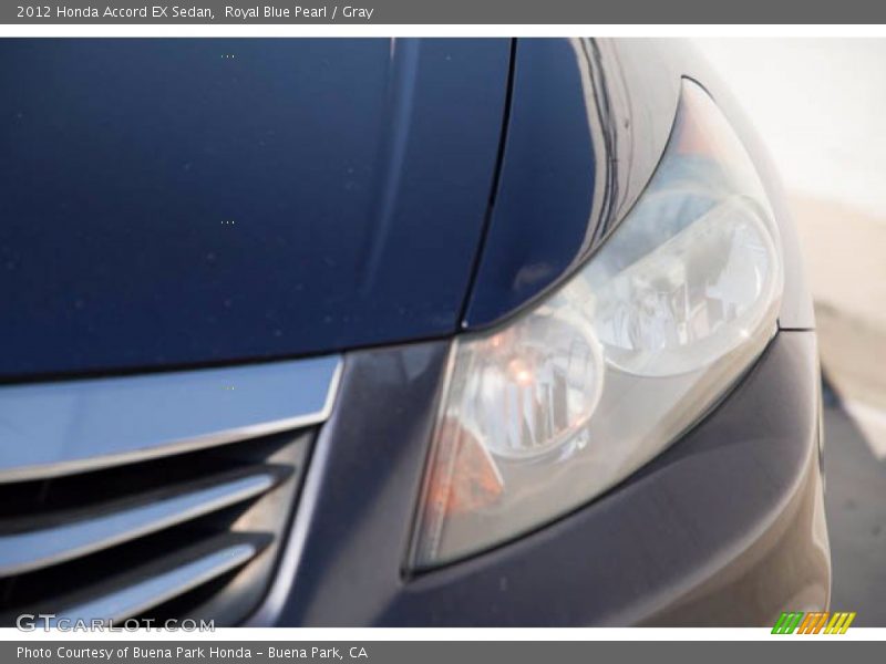 Royal Blue Pearl / Gray 2012 Honda Accord EX Sedan