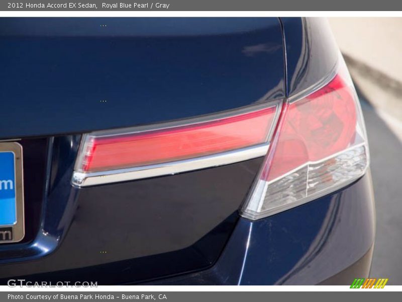 Royal Blue Pearl / Gray 2012 Honda Accord EX Sedan