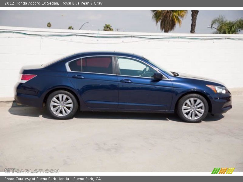 Royal Blue Pearl / Gray 2012 Honda Accord EX Sedan