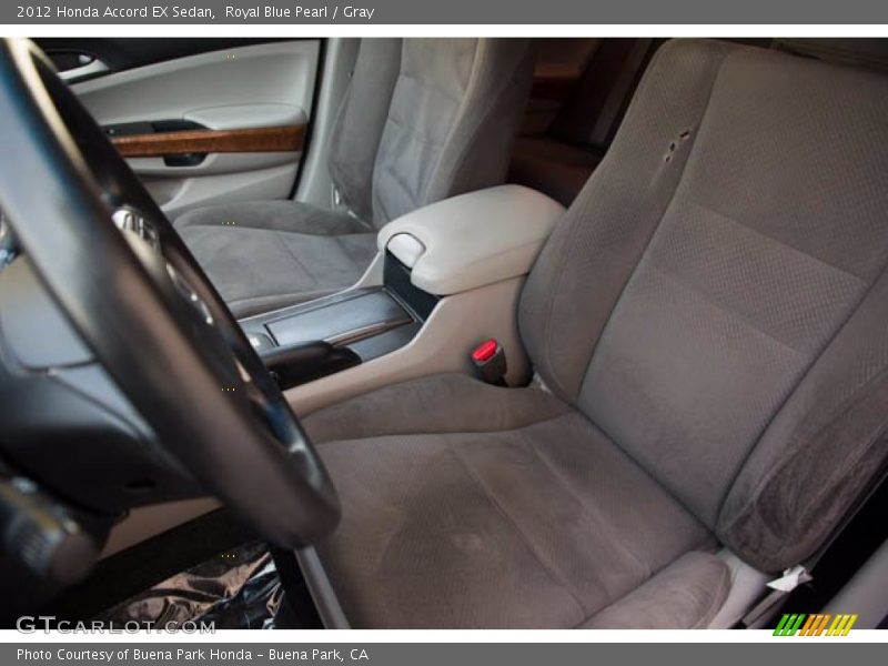 Royal Blue Pearl / Gray 2012 Honda Accord EX Sedan