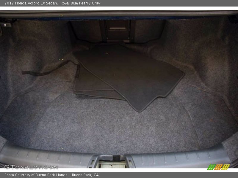Royal Blue Pearl / Gray 2012 Honda Accord EX Sedan