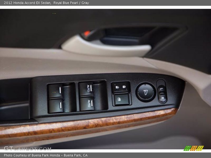Royal Blue Pearl / Gray 2012 Honda Accord EX Sedan