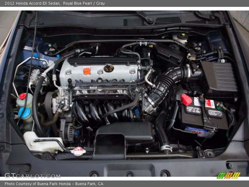 Royal Blue Pearl / Gray 2012 Honda Accord EX Sedan