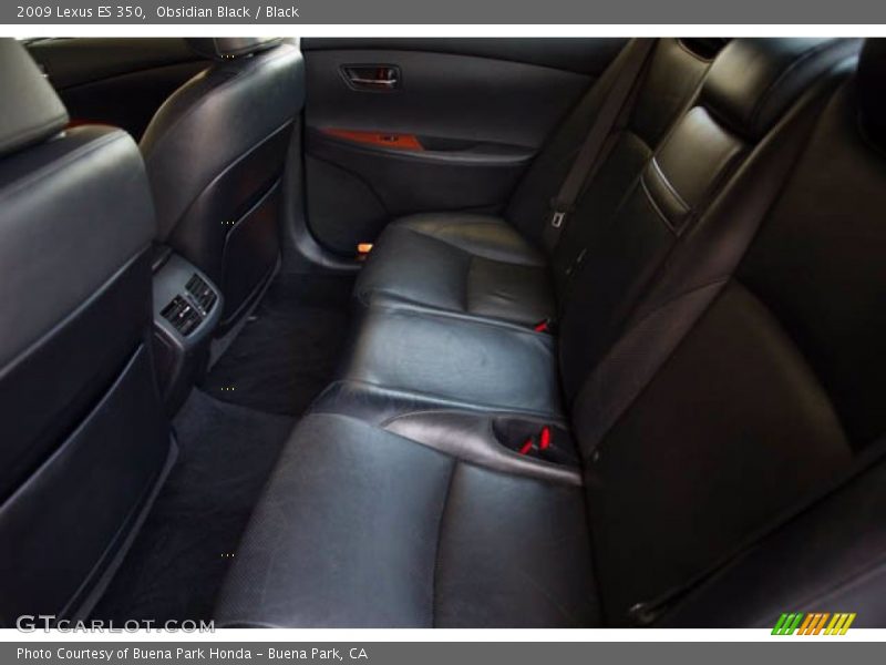 Obsidian Black / Black 2009 Lexus ES 350