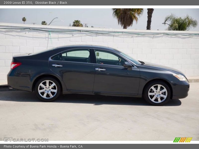 Obsidian Black / Black 2009 Lexus ES 350