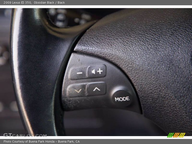 Obsidian Black / Black 2009 Lexus ES 350