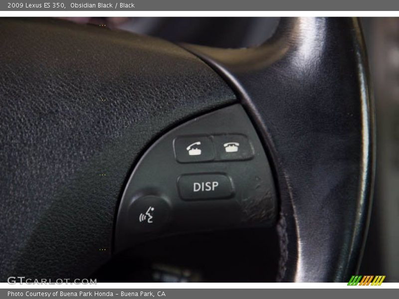 Obsidian Black / Black 2009 Lexus ES 350