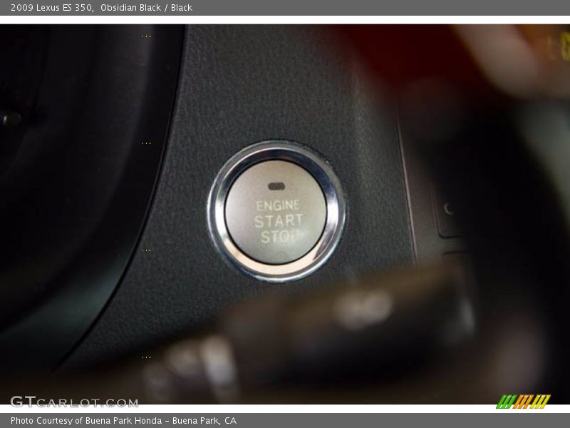 Obsidian Black / Black 2009 Lexus ES 350