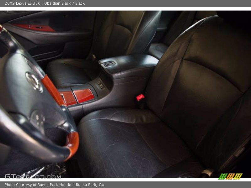 Obsidian Black / Black 2009 Lexus ES 350