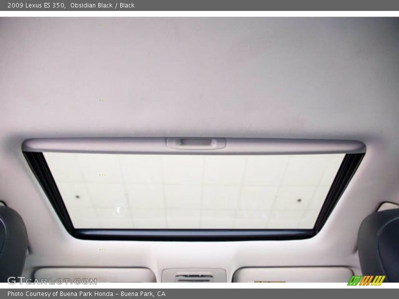 Obsidian Black / Black 2009 Lexus ES 350