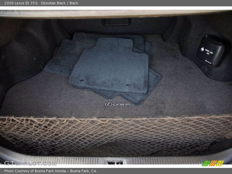 Obsidian Black / Black 2009 Lexus ES 350