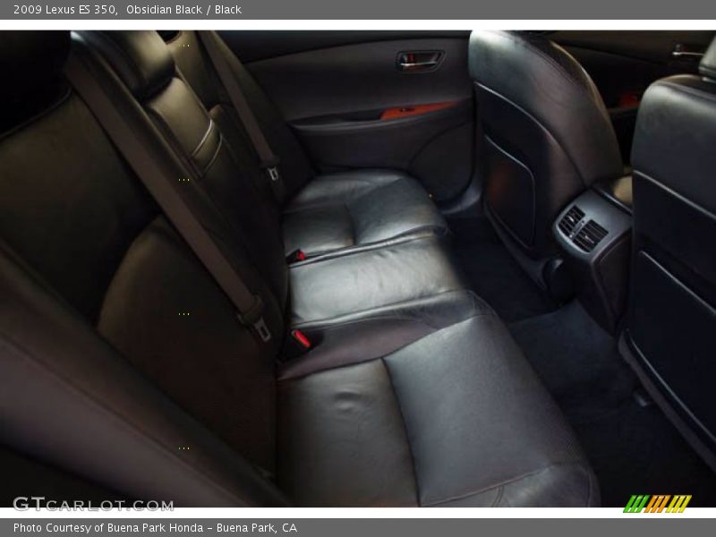 Obsidian Black / Black 2009 Lexus ES 350