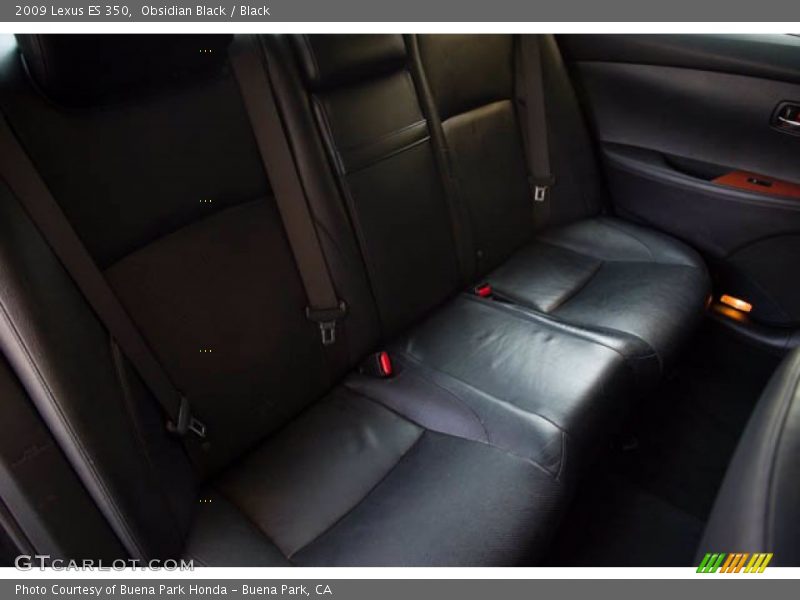 Obsidian Black / Black 2009 Lexus ES 350
