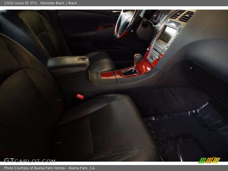 Obsidian Black / Black 2009 Lexus ES 350