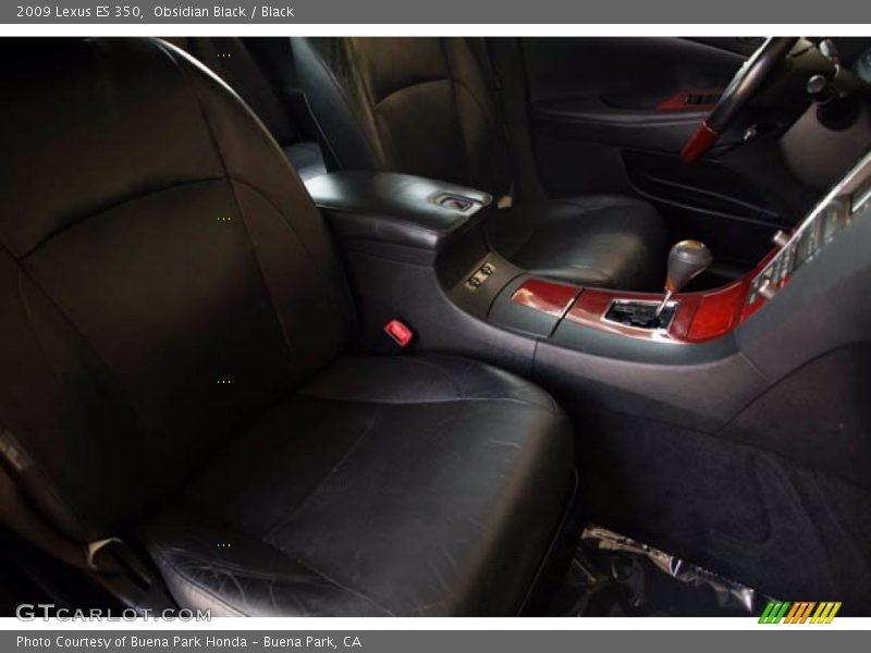 Obsidian Black / Black 2009 Lexus ES 350