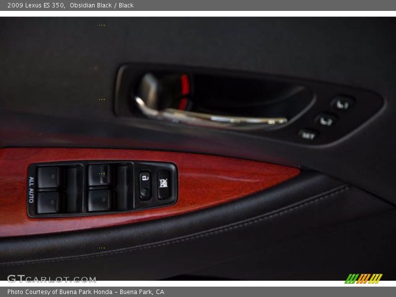 Obsidian Black / Black 2009 Lexus ES 350