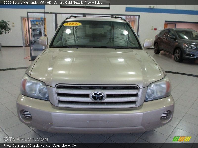 Sonora Gold Metallic / Ivory Beige 2006 Toyota Highlander V6 4WD