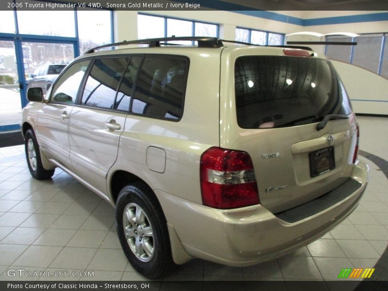 Sonora Gold Metallic / Ivory Beige 2006 Toyota Highlander V6 4WD