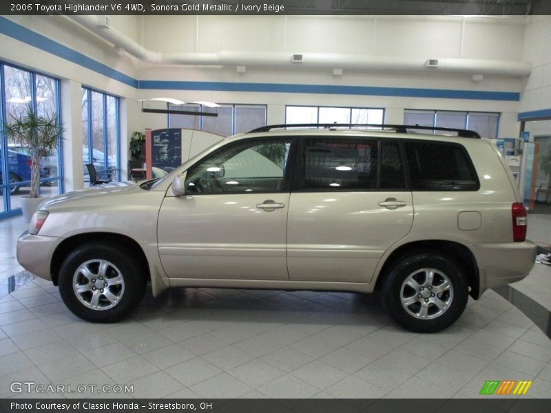 Sonora Gold Metallic / Ivory Beige 2006 Toyota Highlander V6 4WD