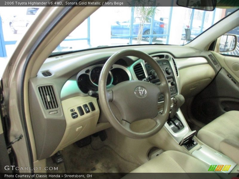 Sonora Gold Metallic / Ivory Beige 2006 Toyota Highlander V6 4WD