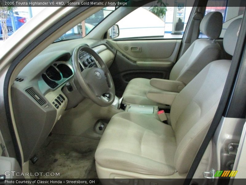 Sonora Gold Metallic / Ivory Beige 2006 Toyota Highlander V6 4WD