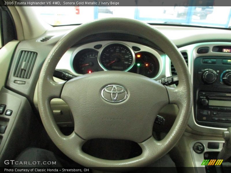 Sonora Gold Metallic / Ivory Beige 2006 Toyota Highlander V6 4WD