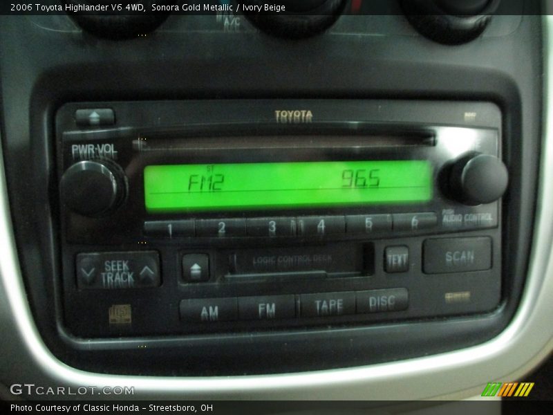 Sonora Gold Metallic / Ivory Beige 2006 Toyota Highlander V6 4WD