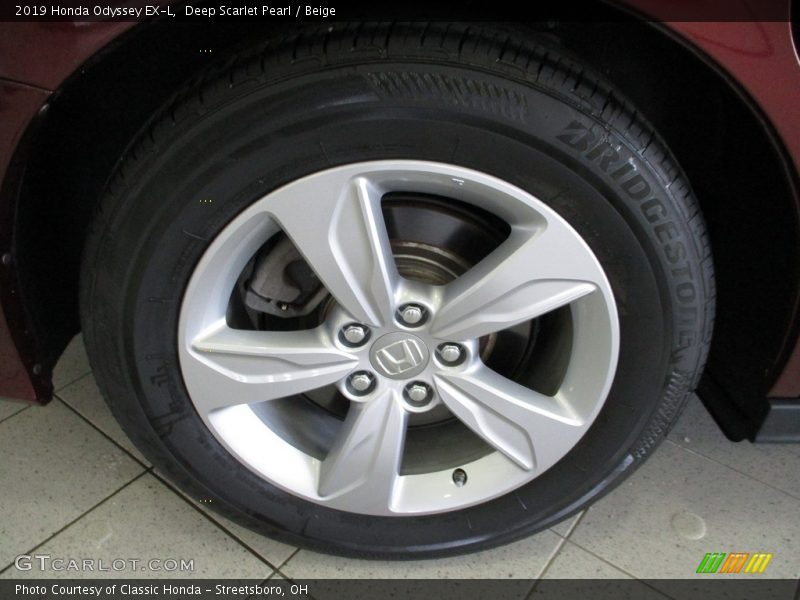 Deep Scarlet Pearl / Beige 2019 Honda Odyssey EX-L