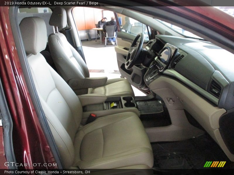 Deep Scarlet Pearl / Beige 2019 Honda Odyssey EX-L