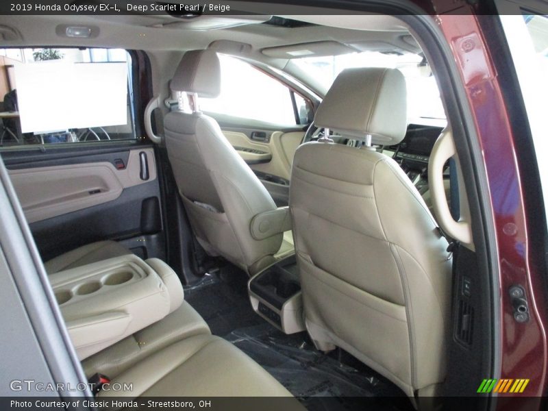 Deep Scarlet Pearl / Beige 2019 Honda Odyssey EX-L