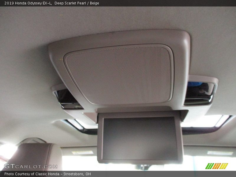 Deep Scarlet Pearl / Beige 2019 Honda Odyssey EX-L