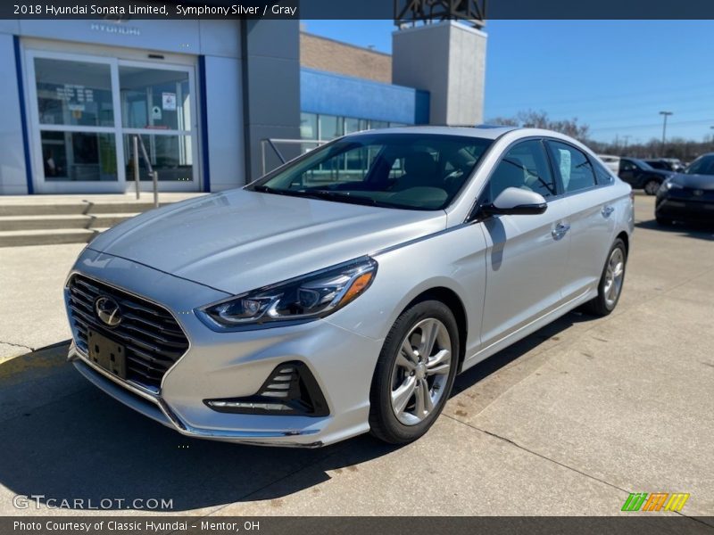 Symphony Silver / Gray 2018 Hyundai Sonata Limited