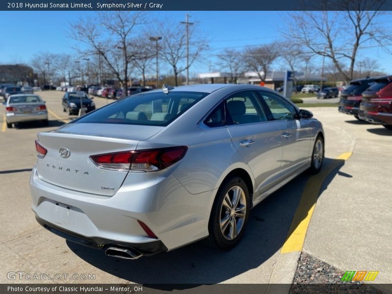 Symphony Silver / Gray 2018 Hyundai Sonata Limited