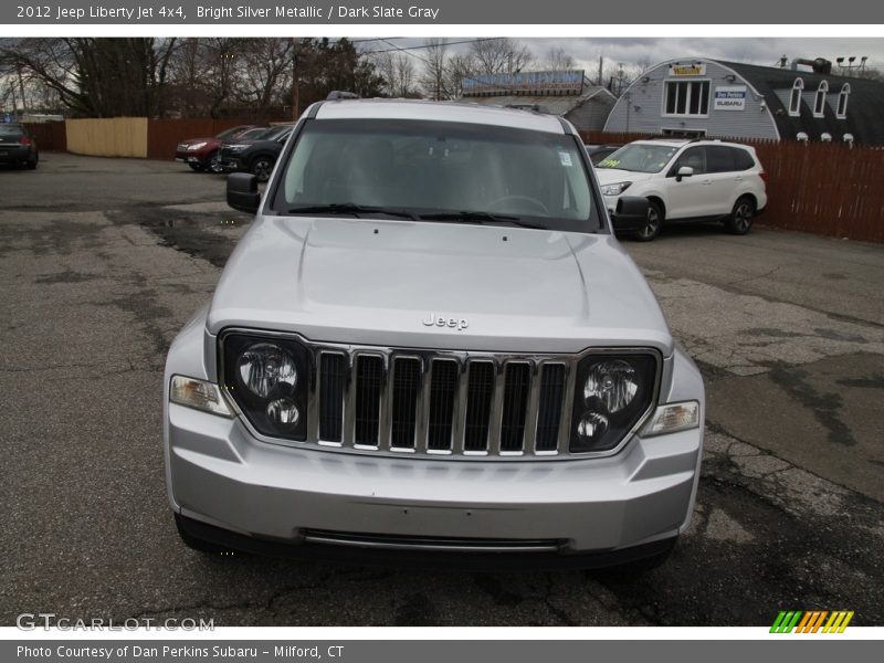 Bright Silver Metallic / Dark Slate Gray 2012 Jeep Liberty Jet 4x4