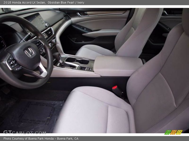 Obsidian Blue Pearl / Ivory 2018 Honda Accord LX Sedan