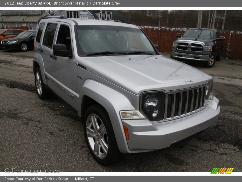Bright Silver Metallic / Dark Slate Gray 2012 Jeep Liberty Jet 4x4