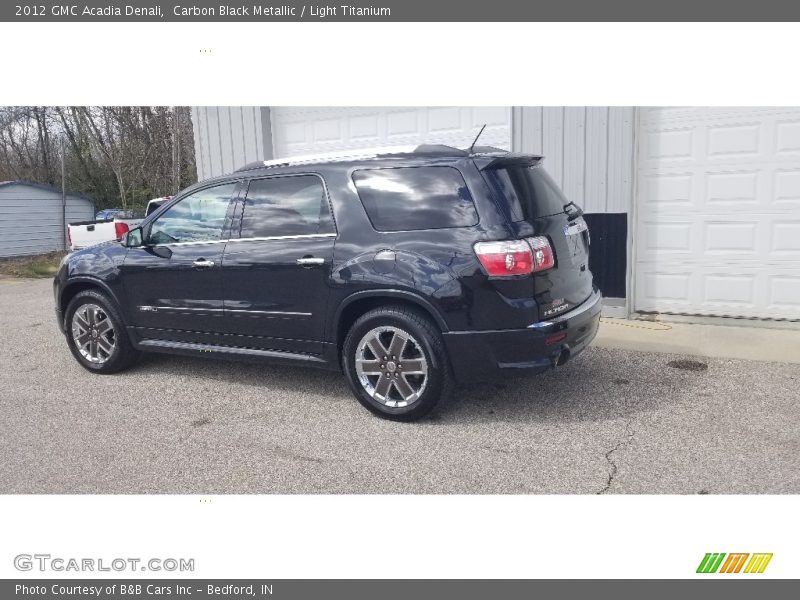 Carbon Black Metallic / Light Titanium 2012 GMC Acadia Denali