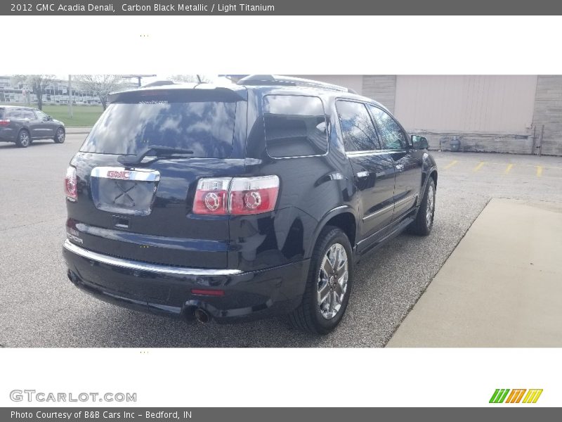 Carbon Black Metallic / Light Titanium 2012 GMC Acadia Denali