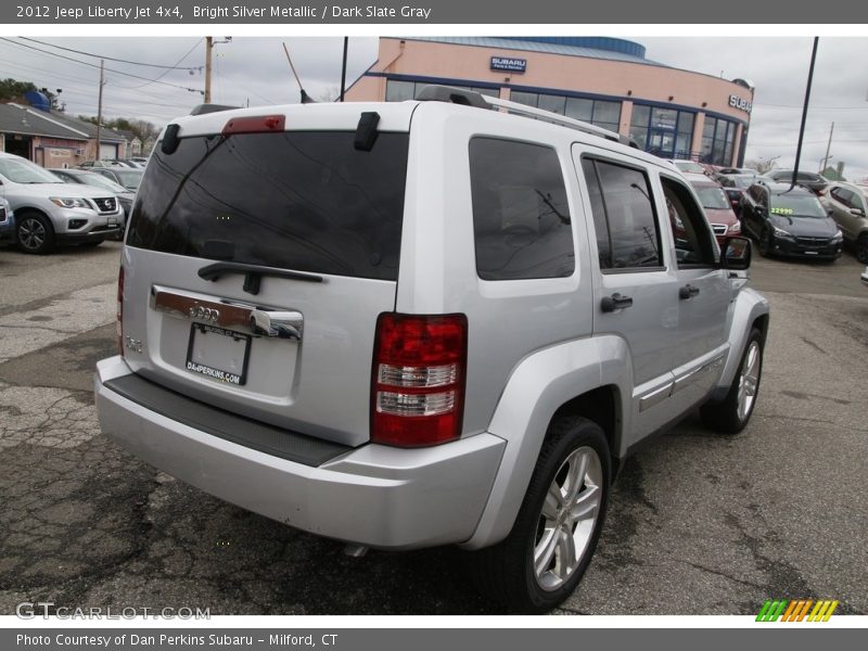 Bright Silver Metallic / Dark Slate Gray 2012 Jeep Liberty Jet 4x4