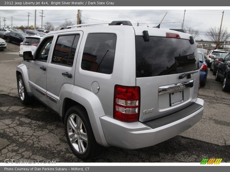Bright Silver Metallic / Dark Slate Gray 2012 Jeep Liberty Jet 4x4