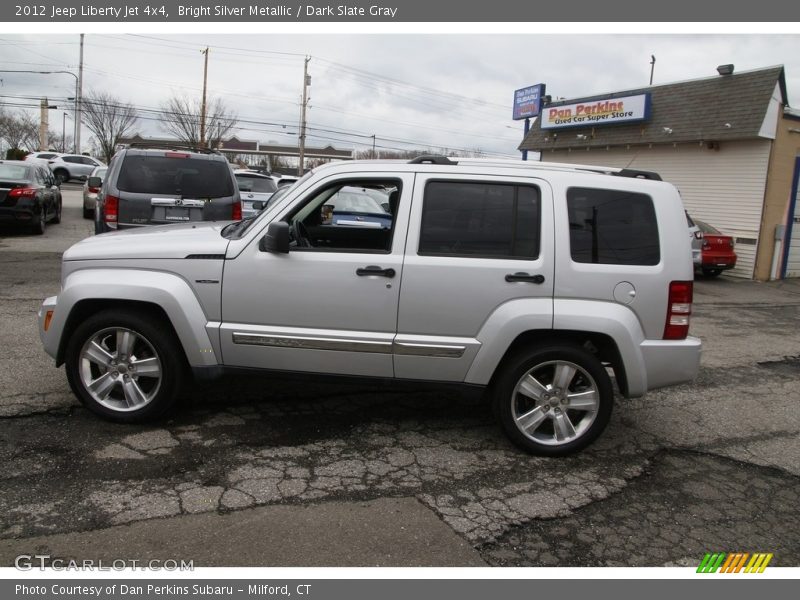 Bright Silver Metallic / Dark Slate Gray 2012 Jeep Liberty Jet 4x4