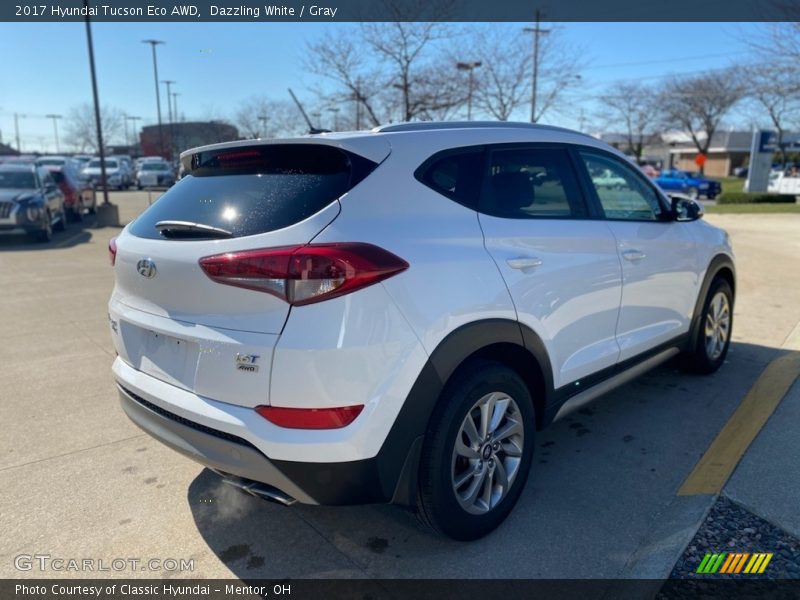 Dazzling White / Gray 2017 Hyundai Tucson Eco AWD
