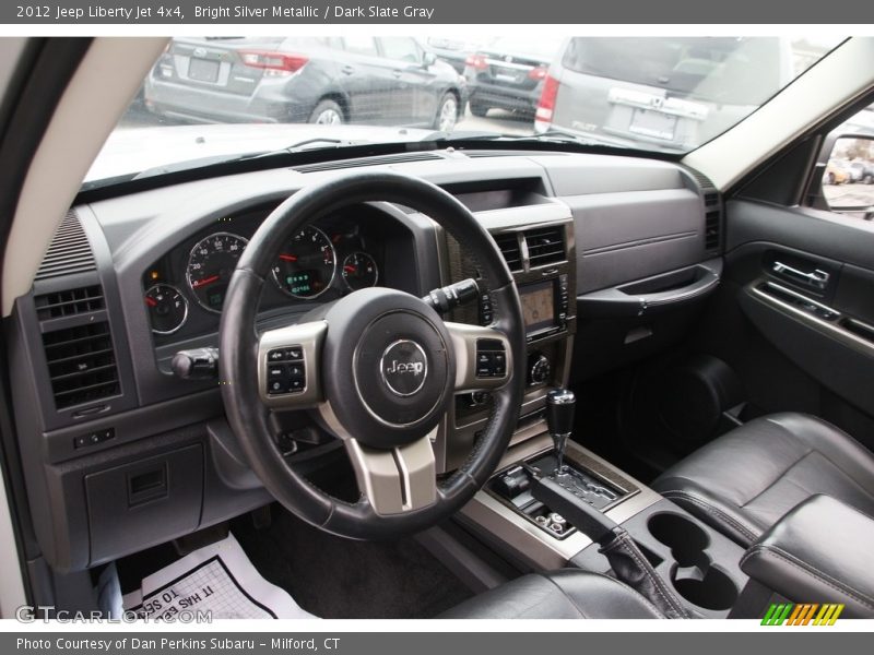 Bright Silver Metallic / Dark Slate Gray 2012 Jeep Liberty Jet 4x4
