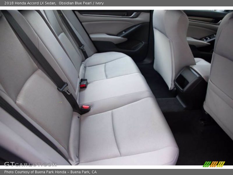Obsidian Blue Pearl / Ivory 2018 Honda Accord LX Sedan