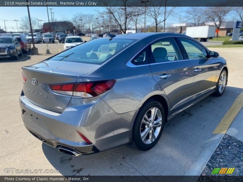 Machine Gray / Gray 2018 Hyundai Sonata Limited